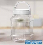 Hũ Bát Giác 5K Nắp Quai - No.F154
