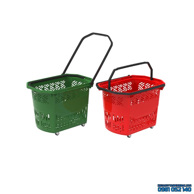 Giỏ Kéo Siêu Thị 3T7 BX