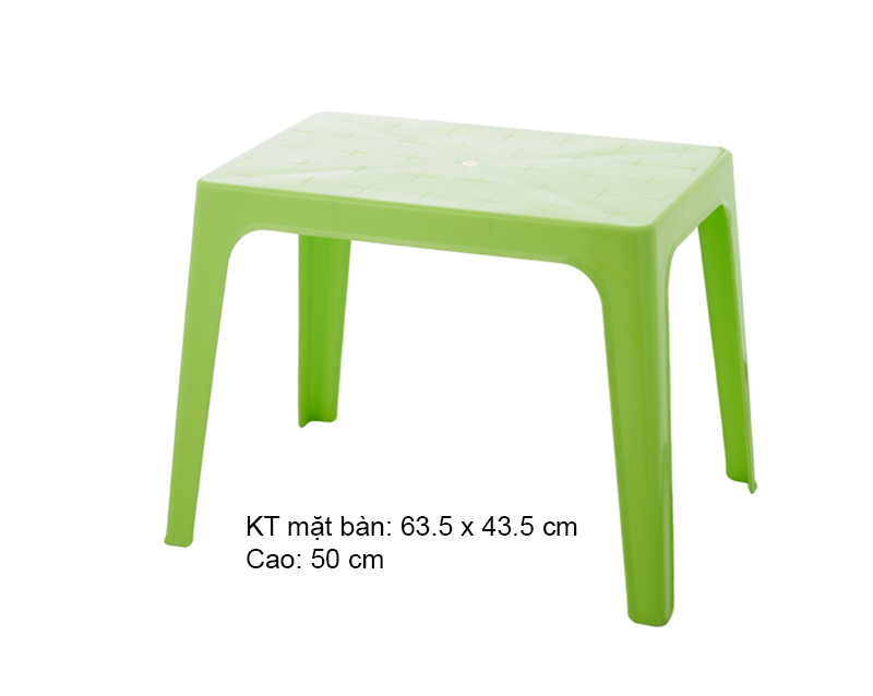Bàn nhựa chữ nhật nhỏ - 821BA