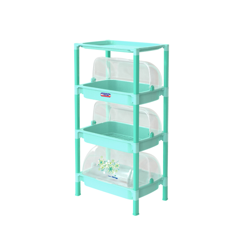 Kệ nắp nhỏ 3 ngăn 379/3 (xanh lá)