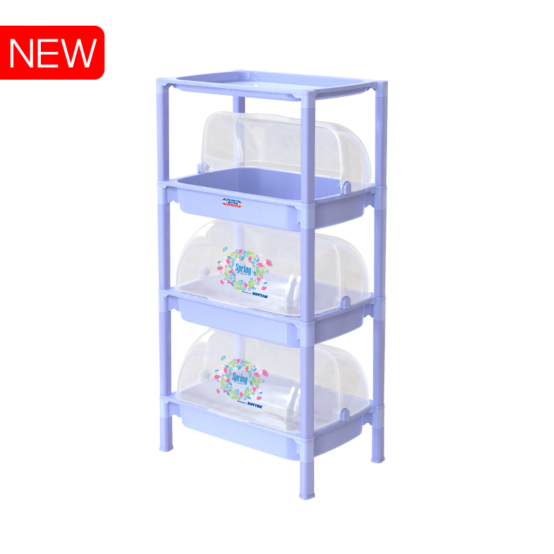 Kệ nắp lớn 3 ngăn 380/3 (màu xanh dương)