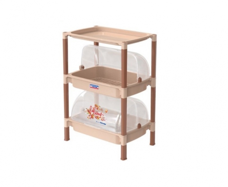 Kệ nắp lớn 2 ngăn 380/2 (màu nâu cafe)