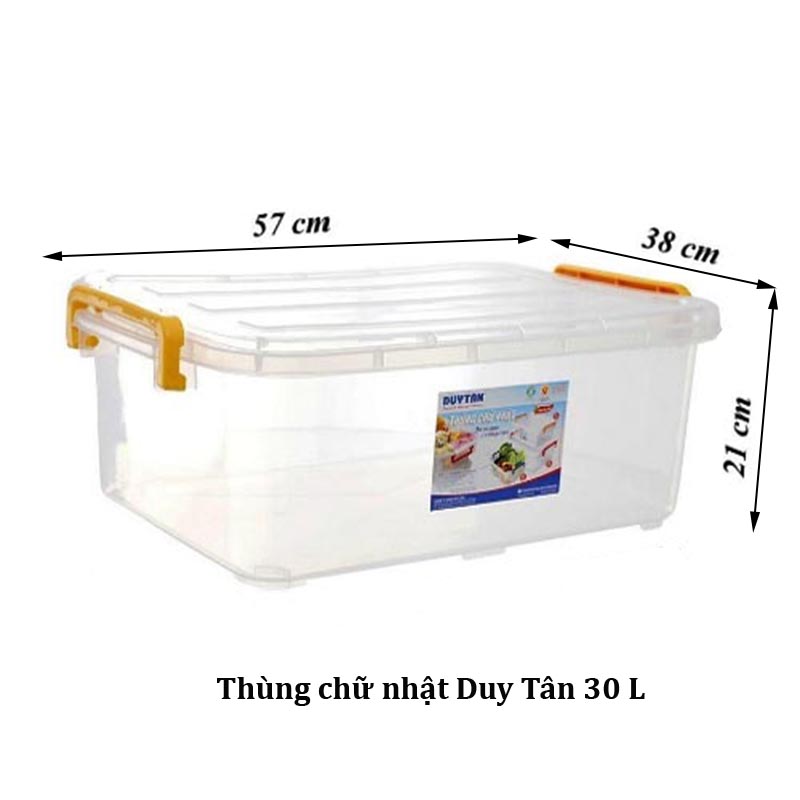 Thùng chữ nhật 30L - H117