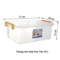 Thùng chữ nhật 30L - H117