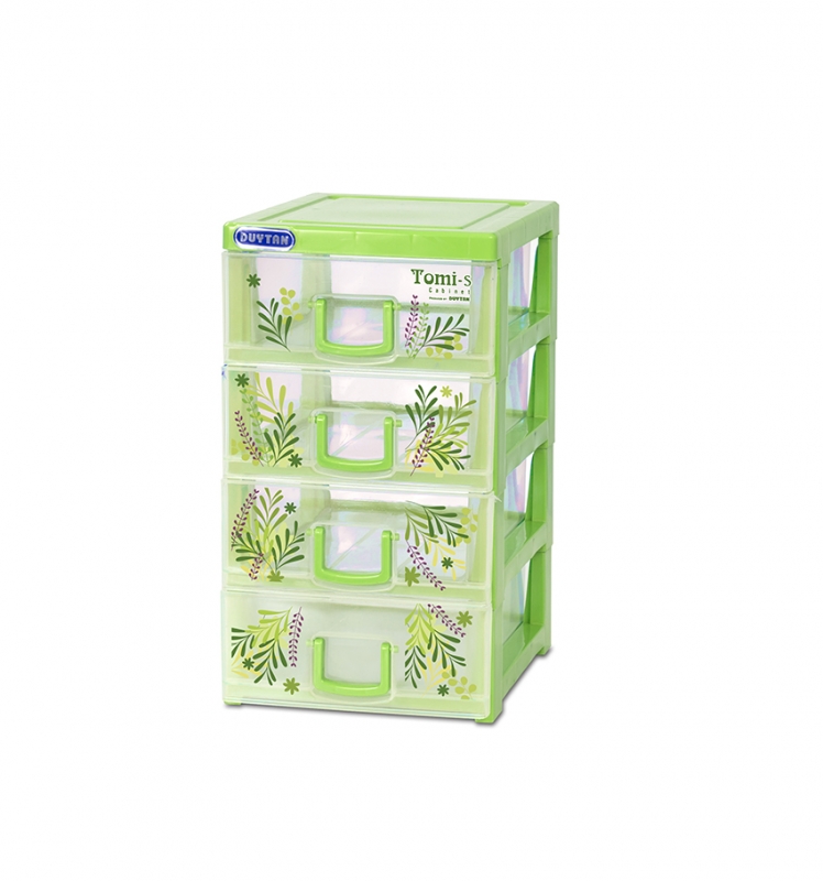 Tủ nhựa Duy Tân Tomi S 4 ngăn - No.1136/4