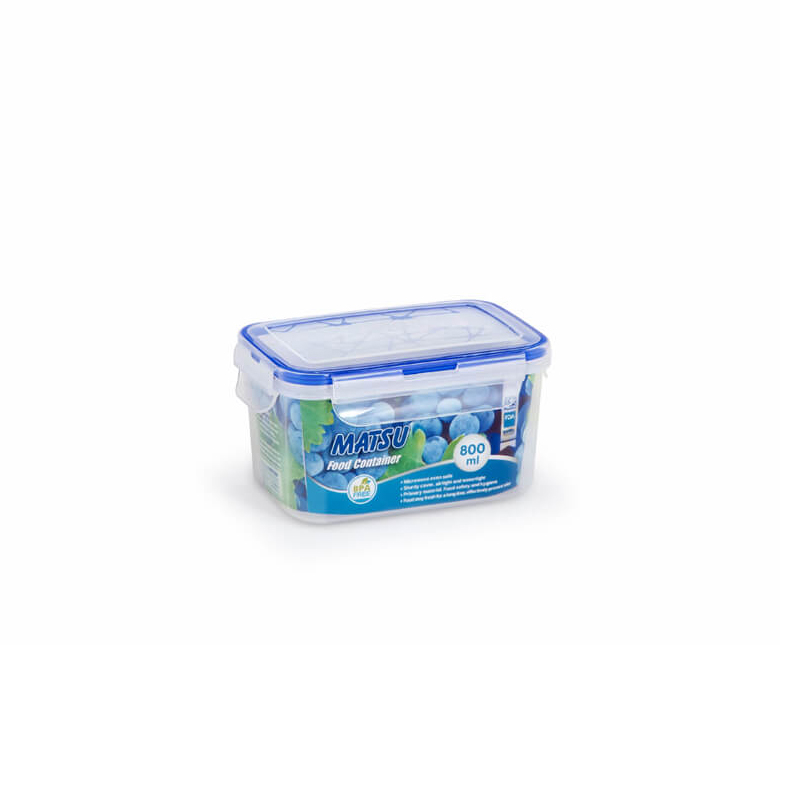 Hộp thực phẩm chữ nhật Matsu 800ml - No.432