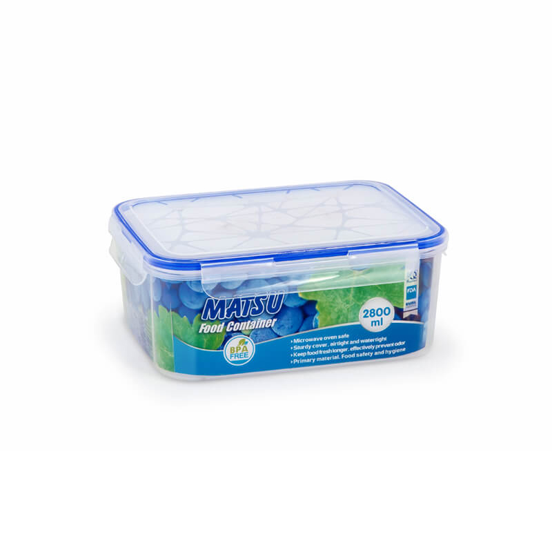 Hộp thực phẩm chữ nhật Matsu Duy Tân 2800ml - No.439