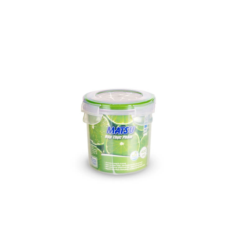 Hộp thực phẩm tròn Matsu Duy Tân 400ml - No.453