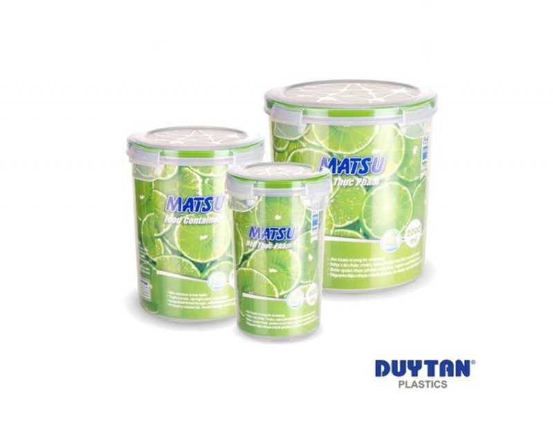 Hộp thực phẩm tròn Matsu Duy Tân bộ 3 - T03 (No.455/458/460)