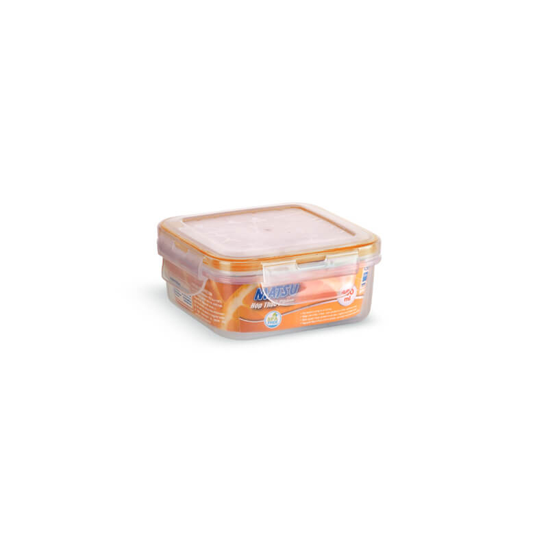 Hộp thực phẩm vuông Matsu Duy Tân 400ml - No.443