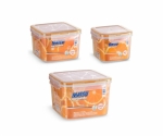 Hộp thực phẩm vuông Matsu Duy Tân bộ 3 V03 - No.445/448/451 (800ml-1500ml-3000ml)