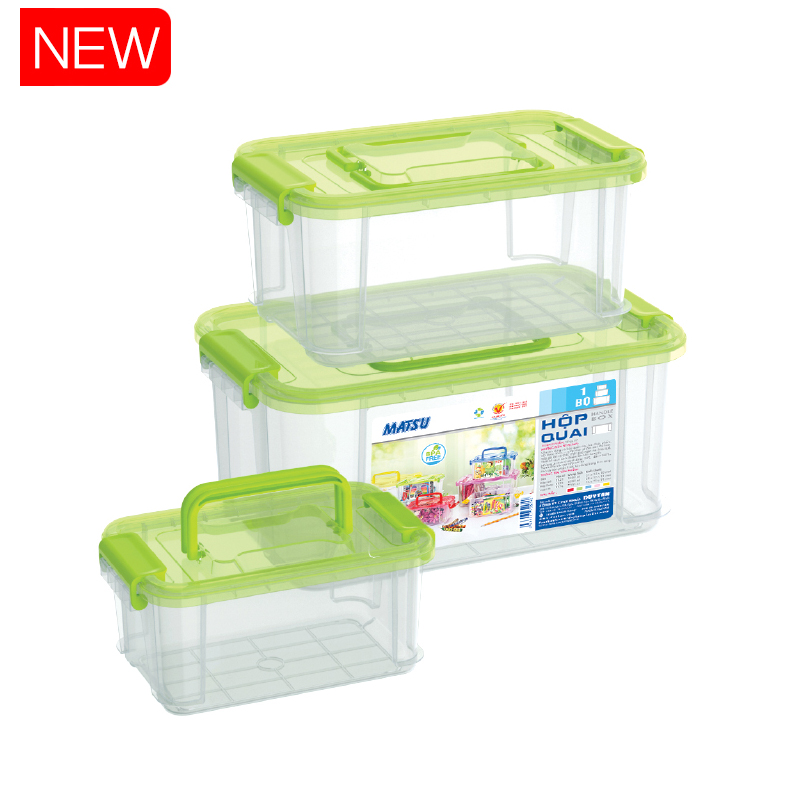 Hộp quai Matsu bộ 3 hộp Q01 Duy Tân - No.1124/1125/1126