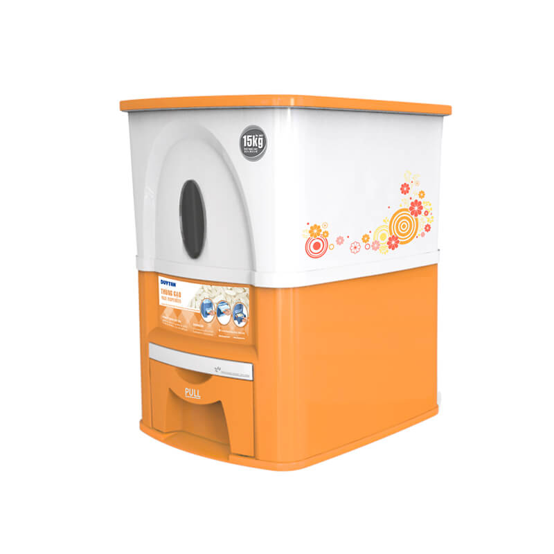 Thùng gạo Matsu Duy Tân 15kg - No.H007