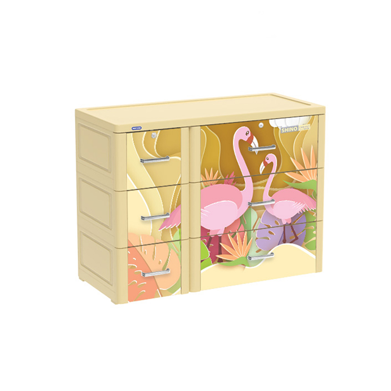 Tủ nhựa Duy Tân Shino 3 tầng - kem