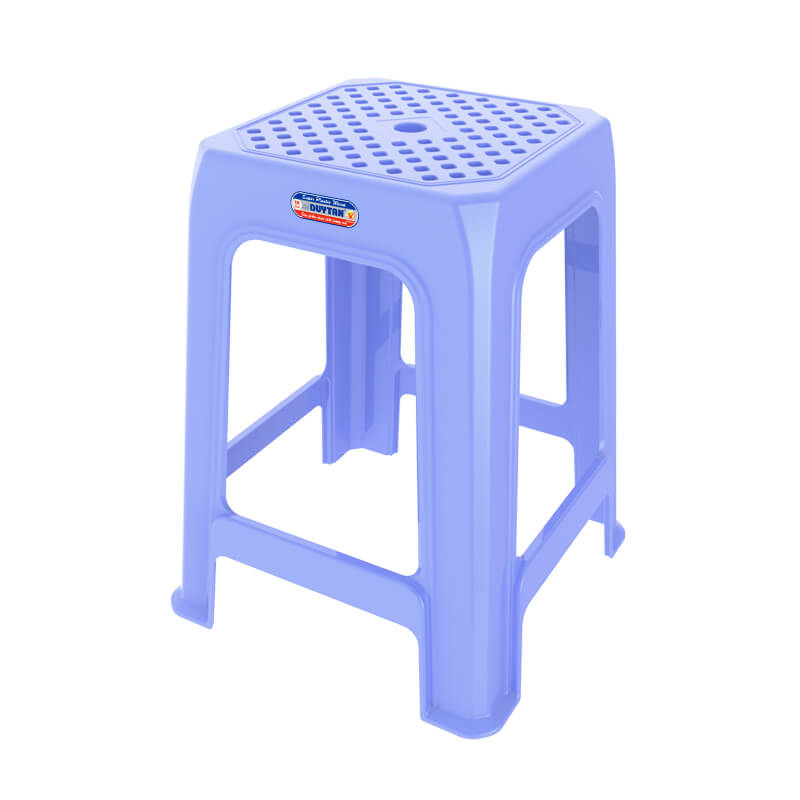 Ghế đẩu cao mặt lưới (xanh - đỏ) - No.0469